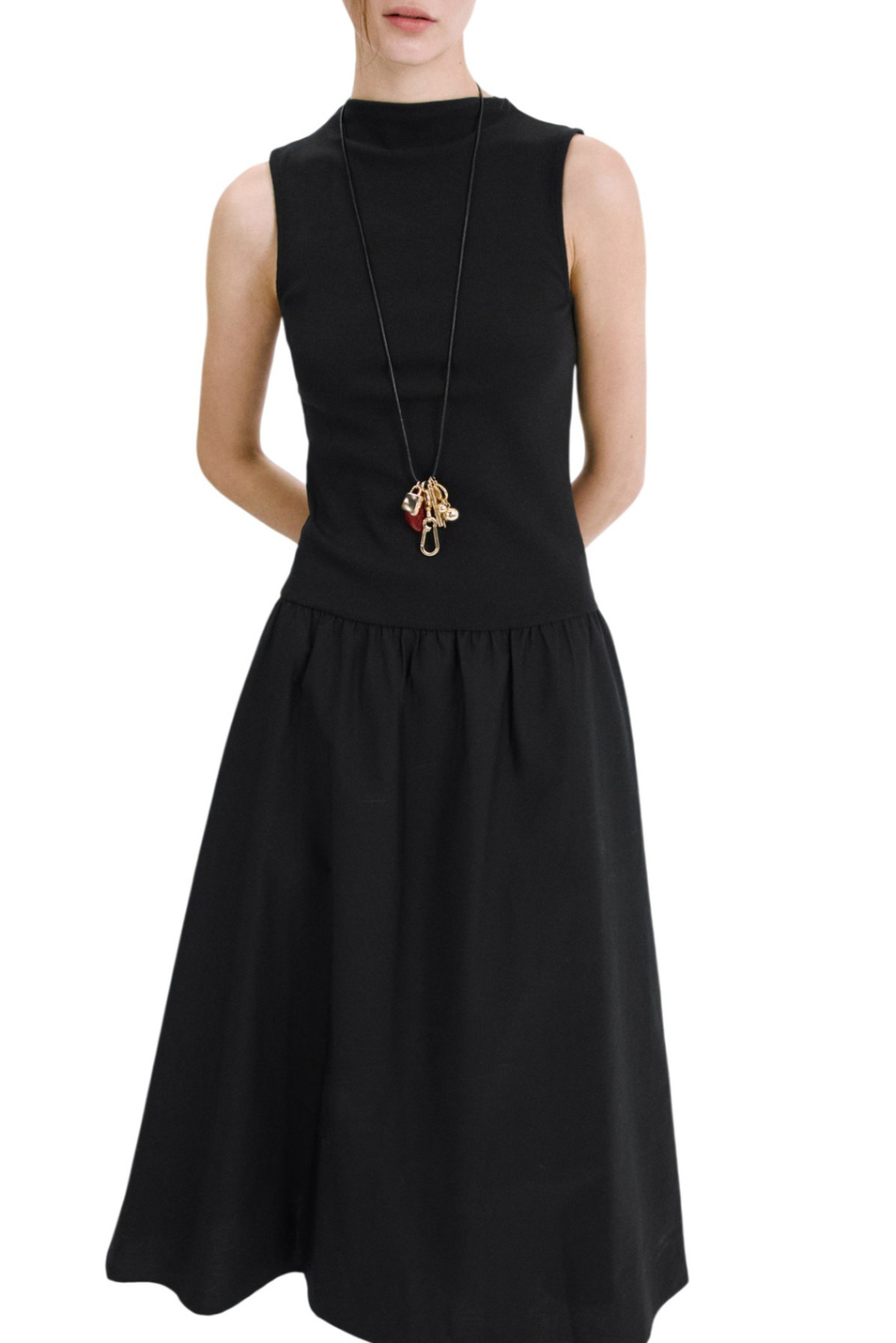 Женский Mango Платье VALVIN из эластичного хлопка (цвет ), артикул 27057141 | Фото 3