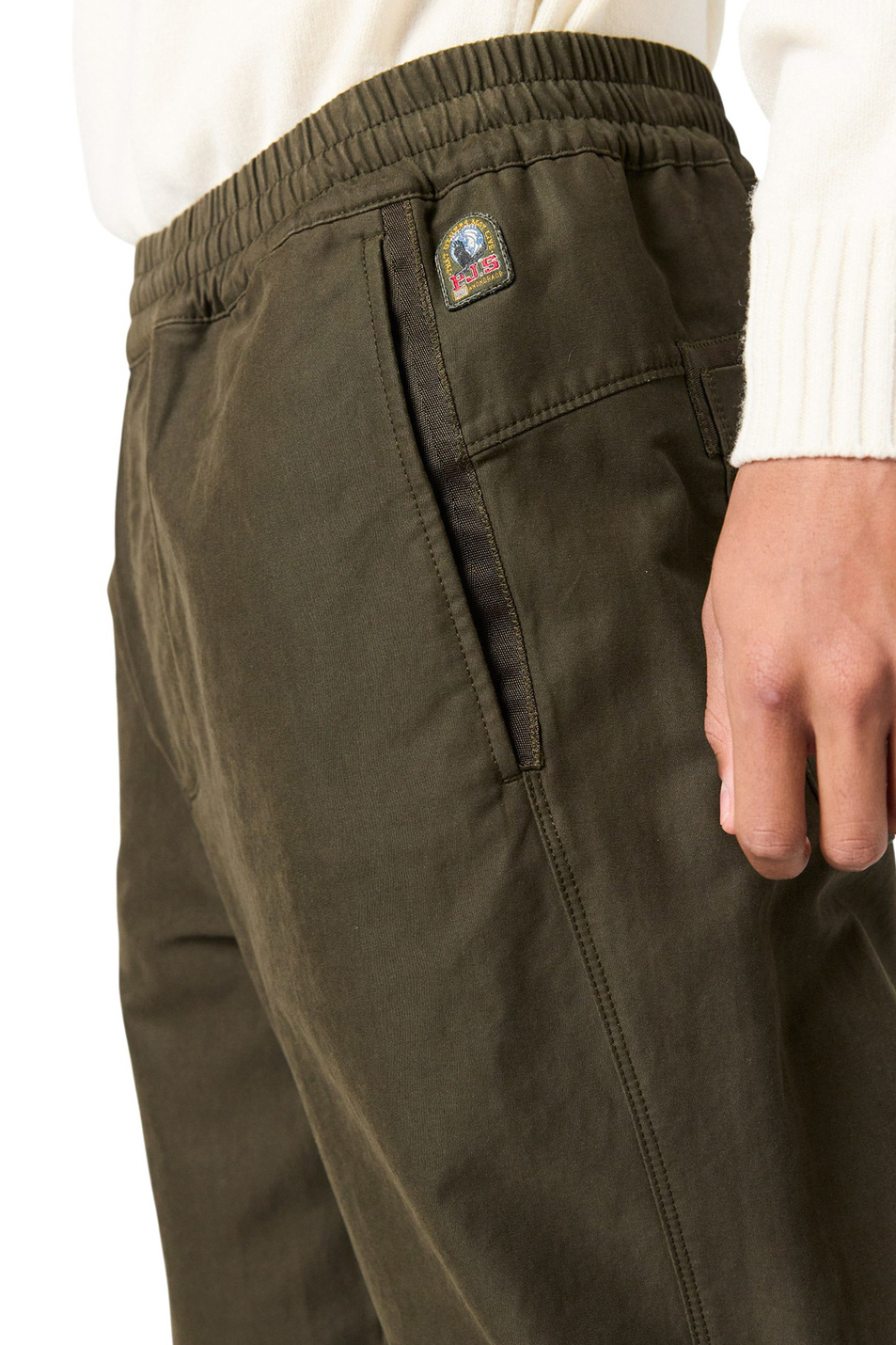 Брюки ERASMO из смесового хлопка|Основной цвет:Хаки Мужской Parajumpers Брюки ERASMO из смесового хлопка (цвет ), артикул PMPAFD02 | Фото 6