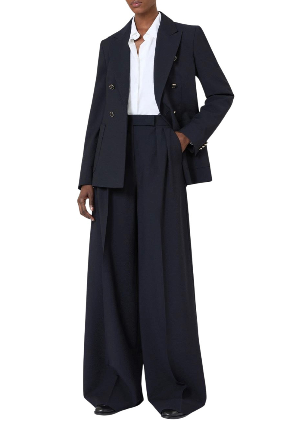 Женский Max Mara Рубашка-боди AERE из хлопка (цвет ), артикул 2611111011 | Фото 2