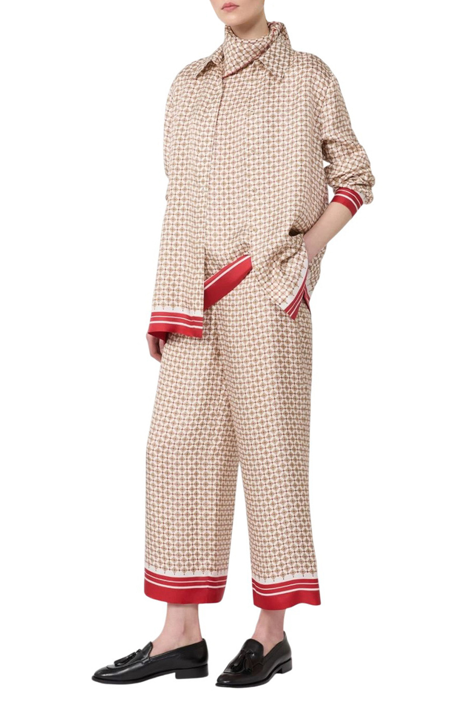 Женский Max Mara Брюки OTTELIA из шелка (цвет ), артикул 2616131011 | Фото 2