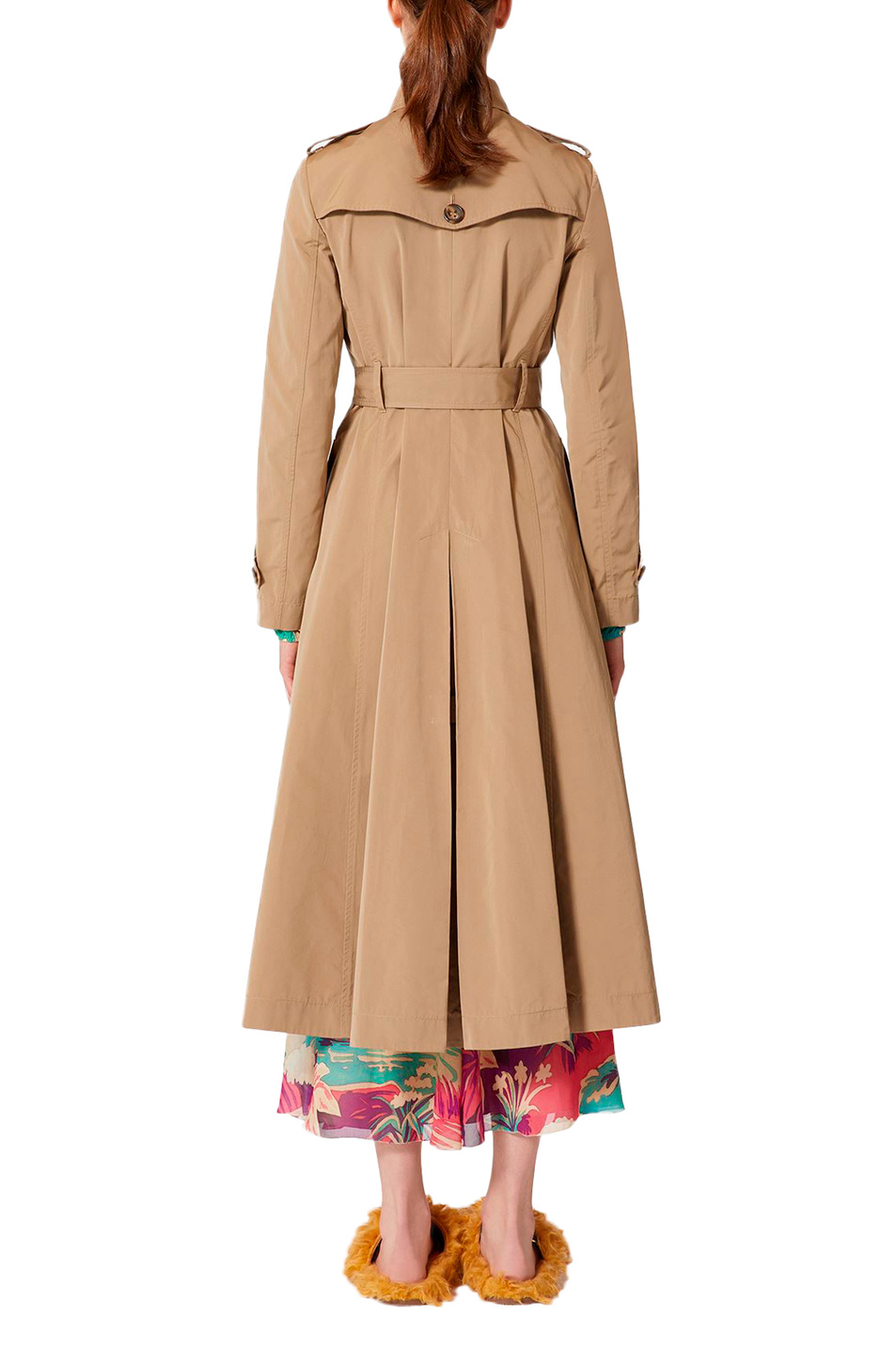 Женский Red Valentino Тренч из тафты со складками (цвет ), артикул XR3CHB5069L | Фото 4