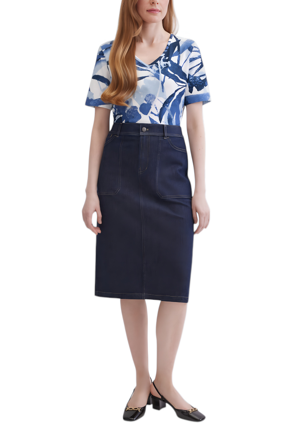 Женский Gerry Weber Юбка джинсовая (цвет ), артикул 110000-52007 | Фото 3