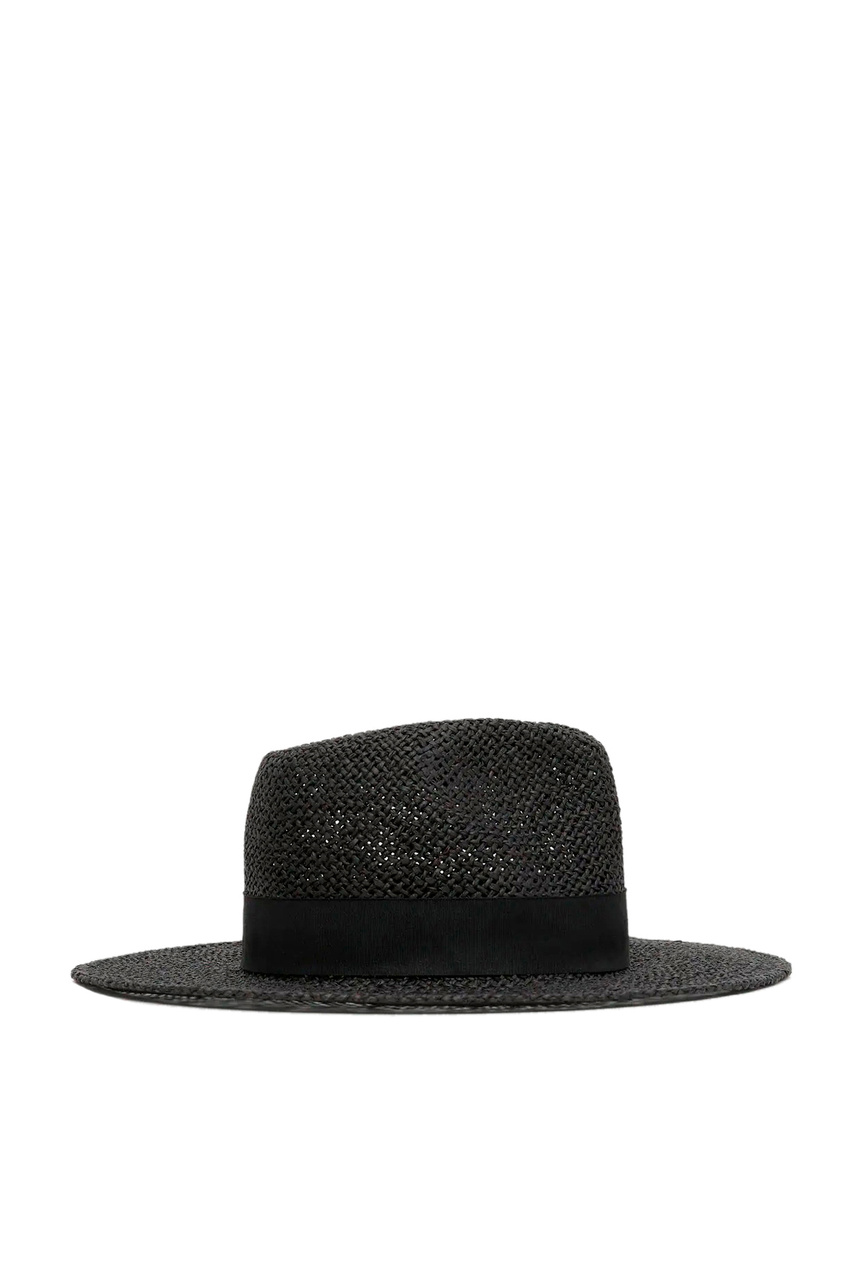 Шляпа из рафии BASICO|Основной цвет:Черный|Артикул:27077114 | Фото 1