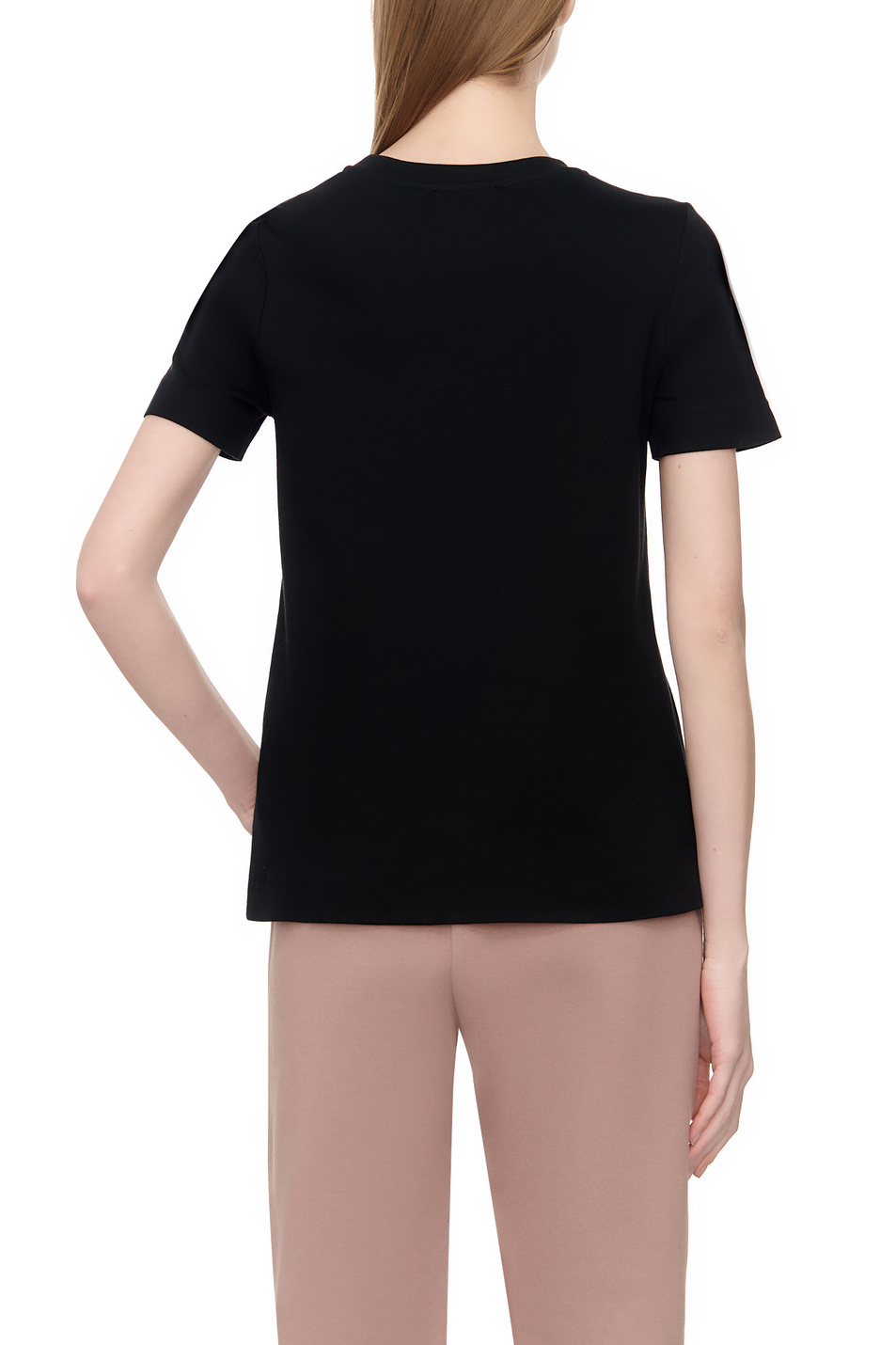 Женский Max Mara Футболка RUBENS из смесового хлопка (цвет ), артикул 2399760133 | Фото 4