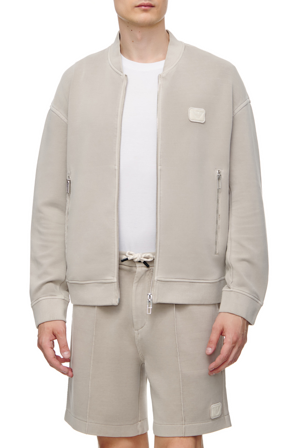 Мужской Emporio Armani Толстовка на двусторонней молнии с нашивкой (цвет ), артикул 6L1M80-1JHSZ | Фото 4