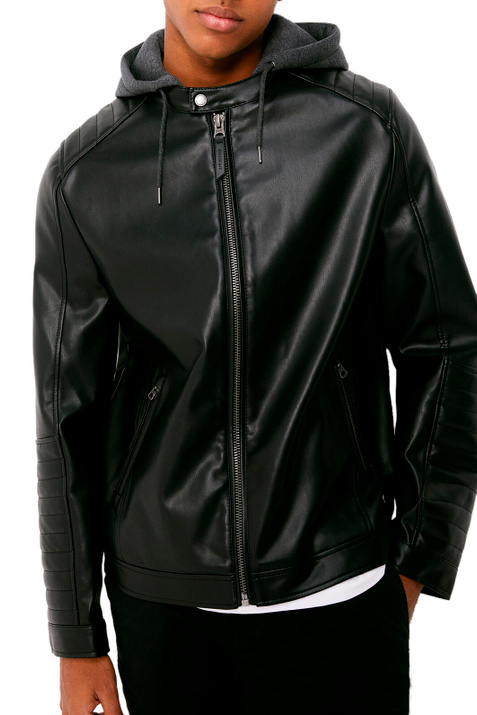 Springfield Куртка из искусственной кожи со съемным капюшоном ( цвет), артикул 0485161 | Фото 3