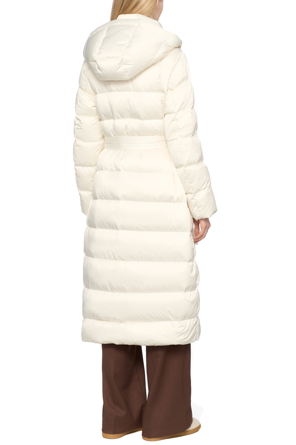 Пальто стеганое с капюшоном|Основной цвет:Кремовый Женский Liu Jo Пальто стеганое с капюшоном (цвет ), артикул MF5011T017A | Фото 5