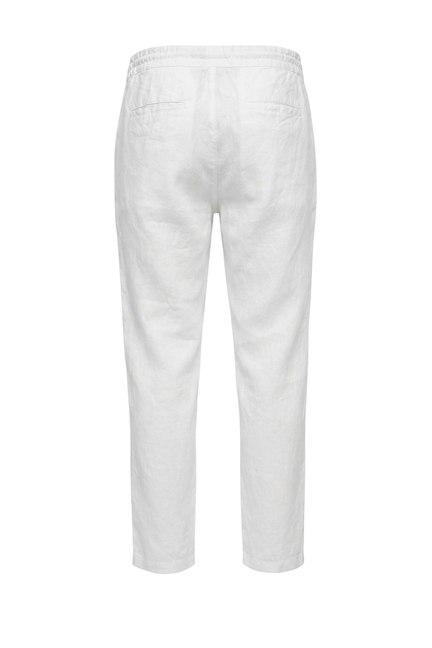 Мужской 120% Lino Брюки из натурального льна (цвет ), артикул 33ALIM299M0000253 | Фото 2