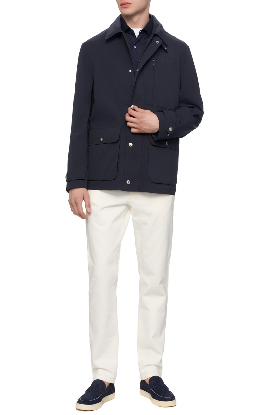 Мужской Brunello Cucinelli Куртка однотонная (цвет ), артикул MR4566490 | Фото 3