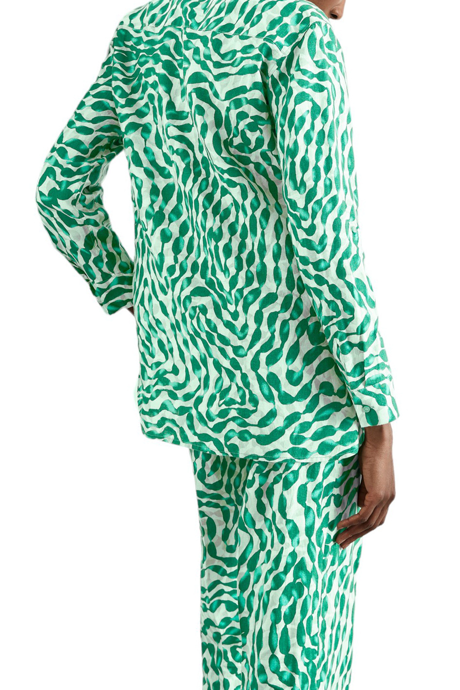 Женский Gerry Weber Рубашка из чистого льна с принтом (цвет ), артикул 260025-66224 | Фото 4