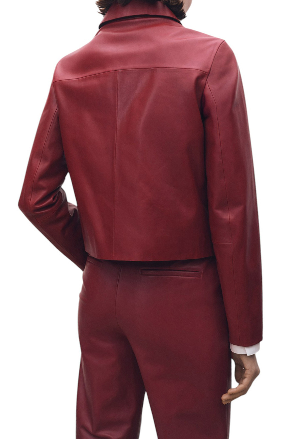 Женский Mango Куртка LEA из натуральной кожи (цвет ), артикул 87094074 | Фото 4