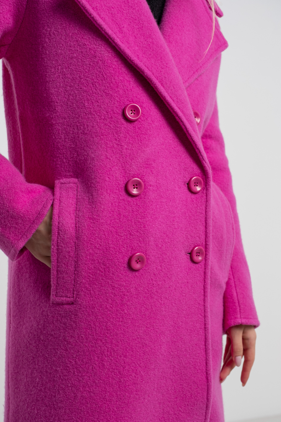 Emporio Armani Двубортное пальто из смесовой шерсти (цвет ), артикул 6H2LT2-2M07Z | Фото 11