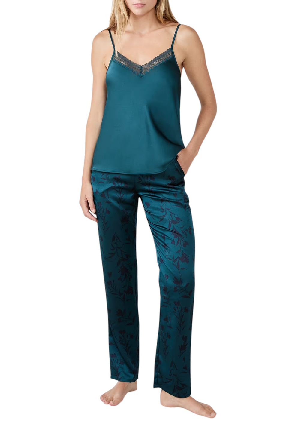 Женский Etam Костюм домашний VERA (жакет, топ, брюки) (цвет ), артикул 6555988 | Фото 2