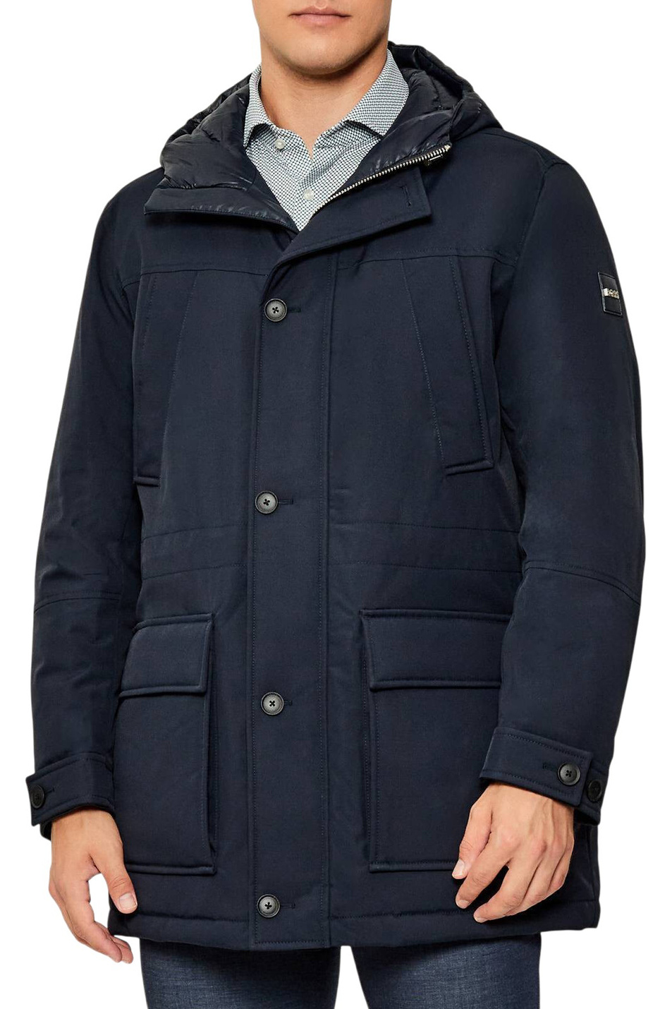 Мужской BOSS Парка Detoni с пуховым наполнителем (цвет ), артикул 50540472 | Фото 4