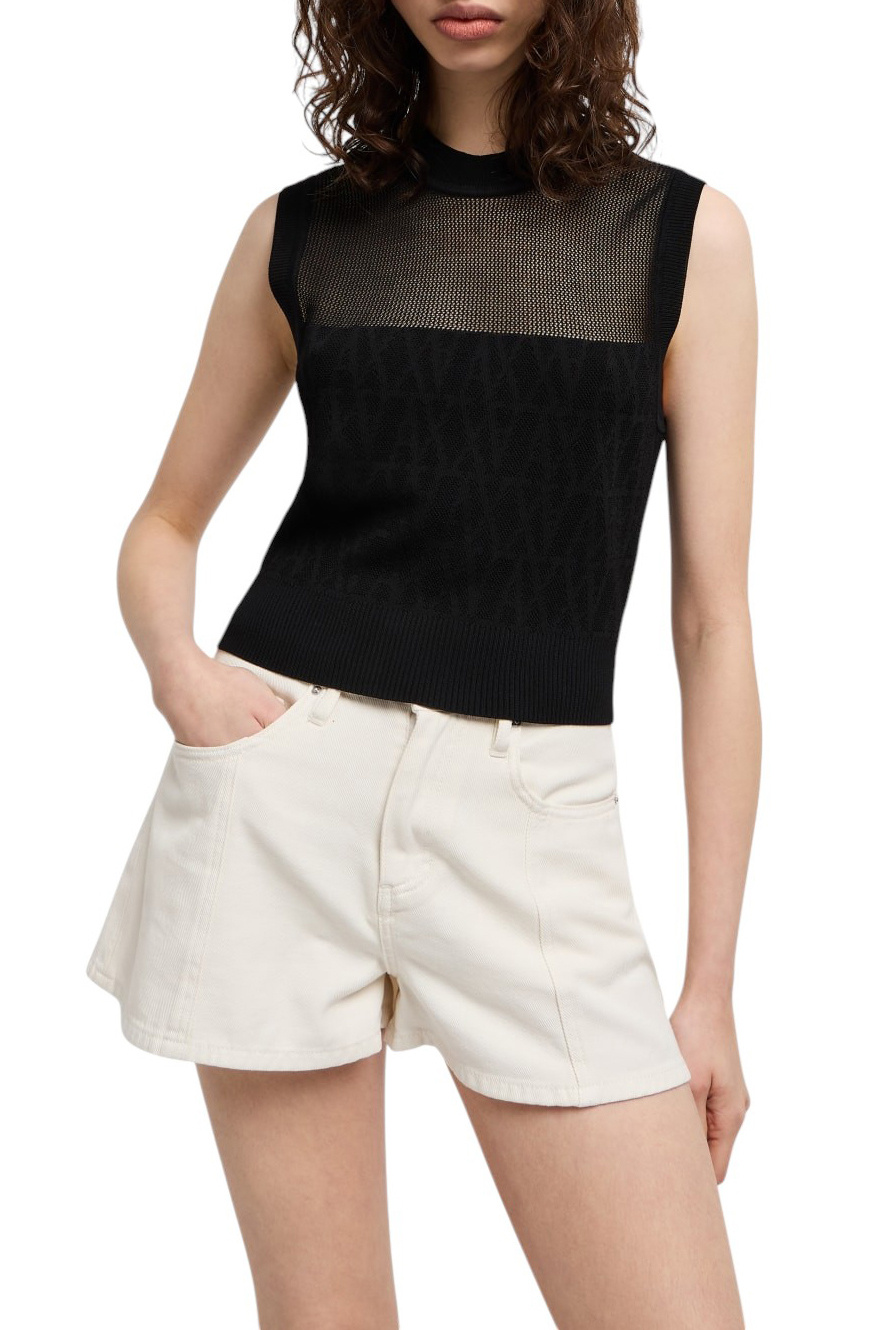 Женский Armani Exchange Топ однотонный (цвет ), артикул XW000580-AF12875 | Фото 3