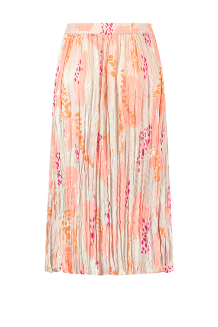 Плиссированная юбка с принтом|Основной цвет:Мультиколор|Артикул:110008-11101 | Фото 2