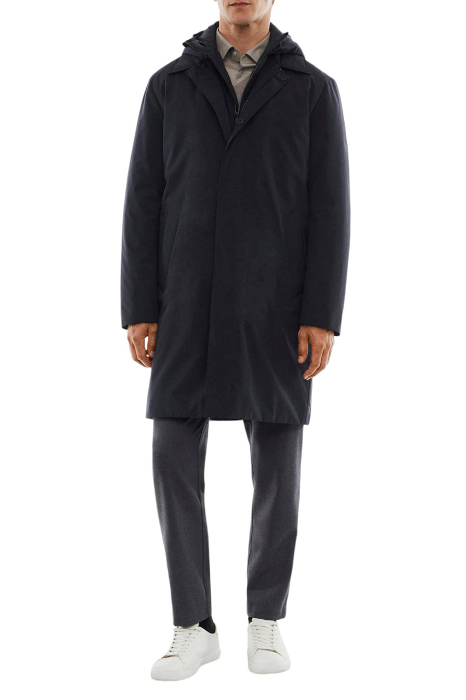 Мужской Mango Man Куртка TRENCHY из водоотталкивающего материала (цвет ), артикул 57075946 | Фото 2