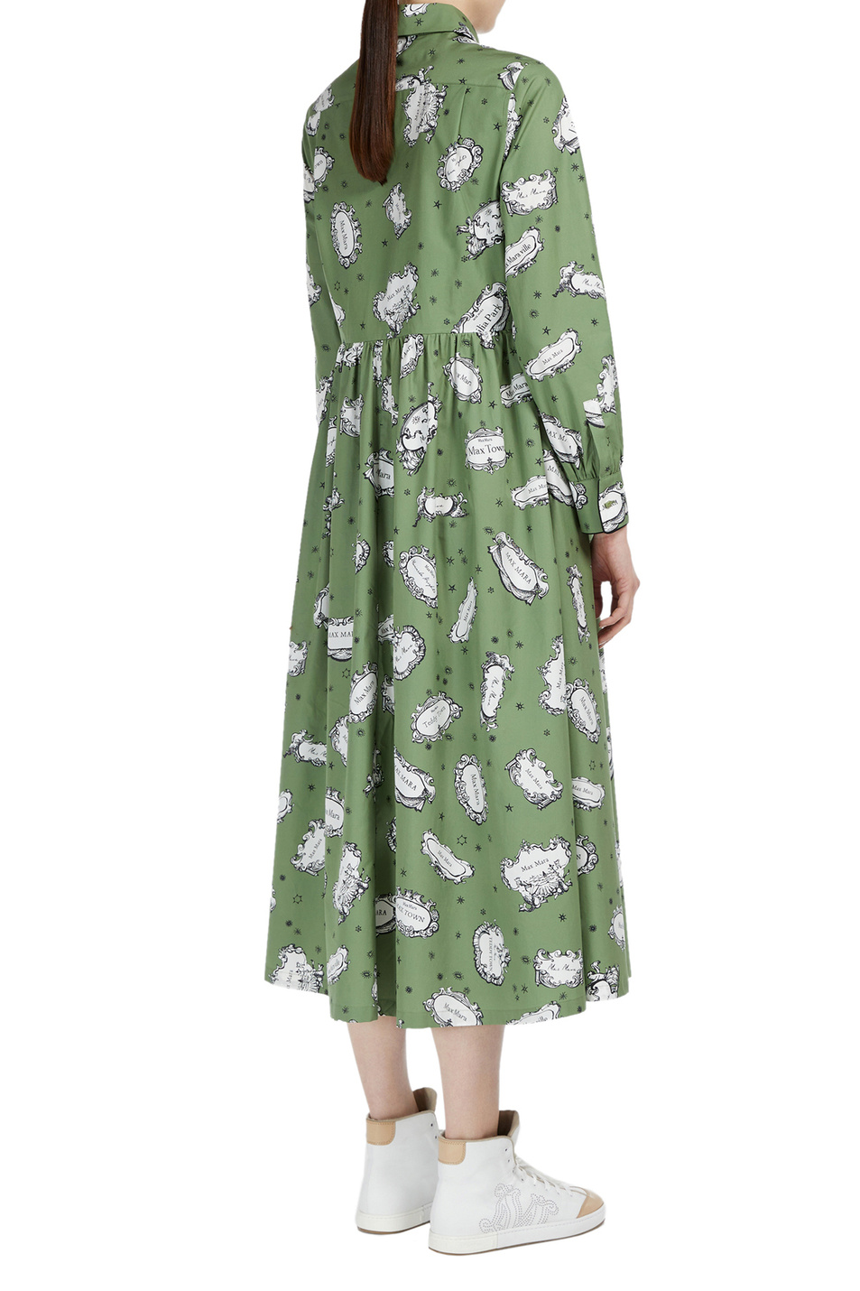 Max Mara Платье-рубашка ANDE с завышенной талией (цвет ), артикул 12211021 | Фото 4