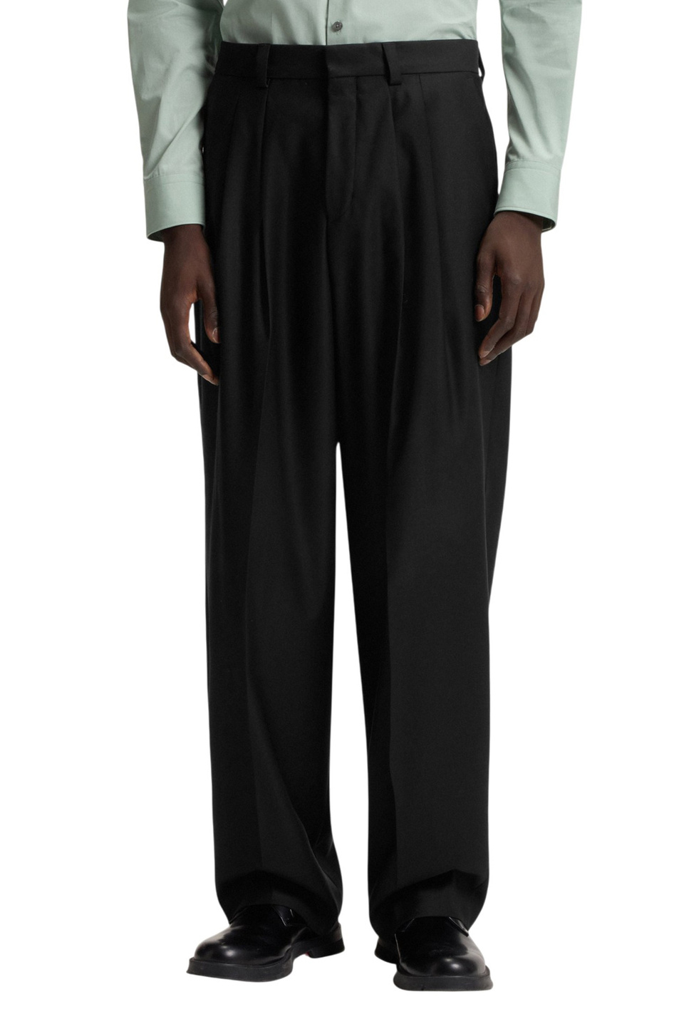 Мужской HUGO Брюки Fedix251 из смесовой шерсти (цвет ), артикул 50547242 | Фото 3