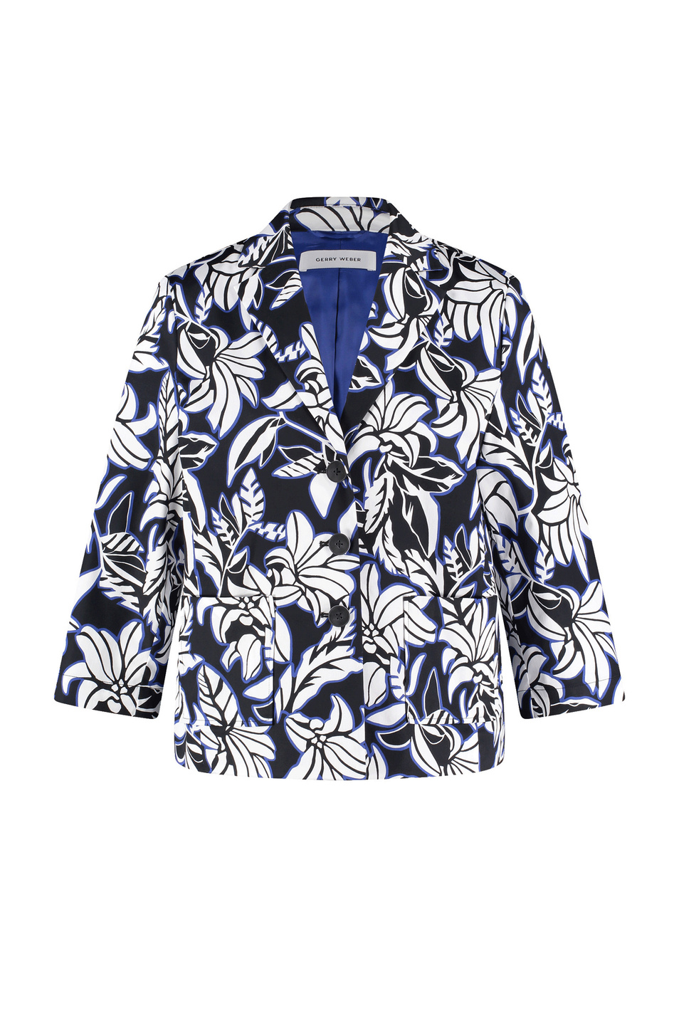 Женский Gerry Weber Пиджак из смесового хлопка с принтом (цвет ), артикул 530036-31245 | Фото 1
