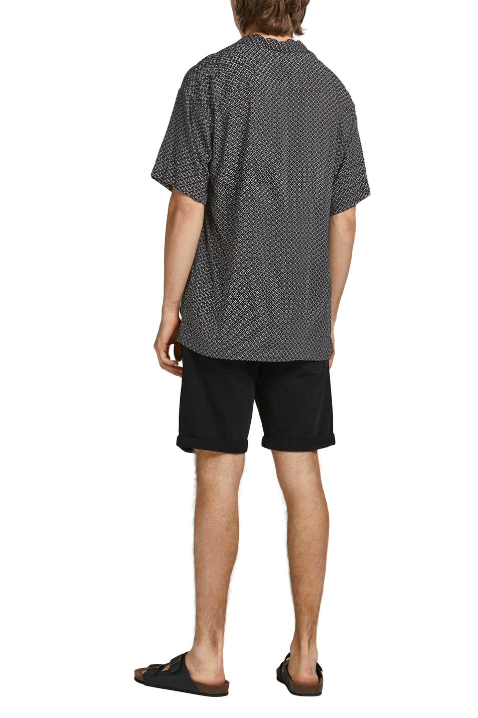 Мужской Jack & Jones Рубашка с коротким рукавом из вискозы (цвет ), артикул 12188364 | Фото 4
