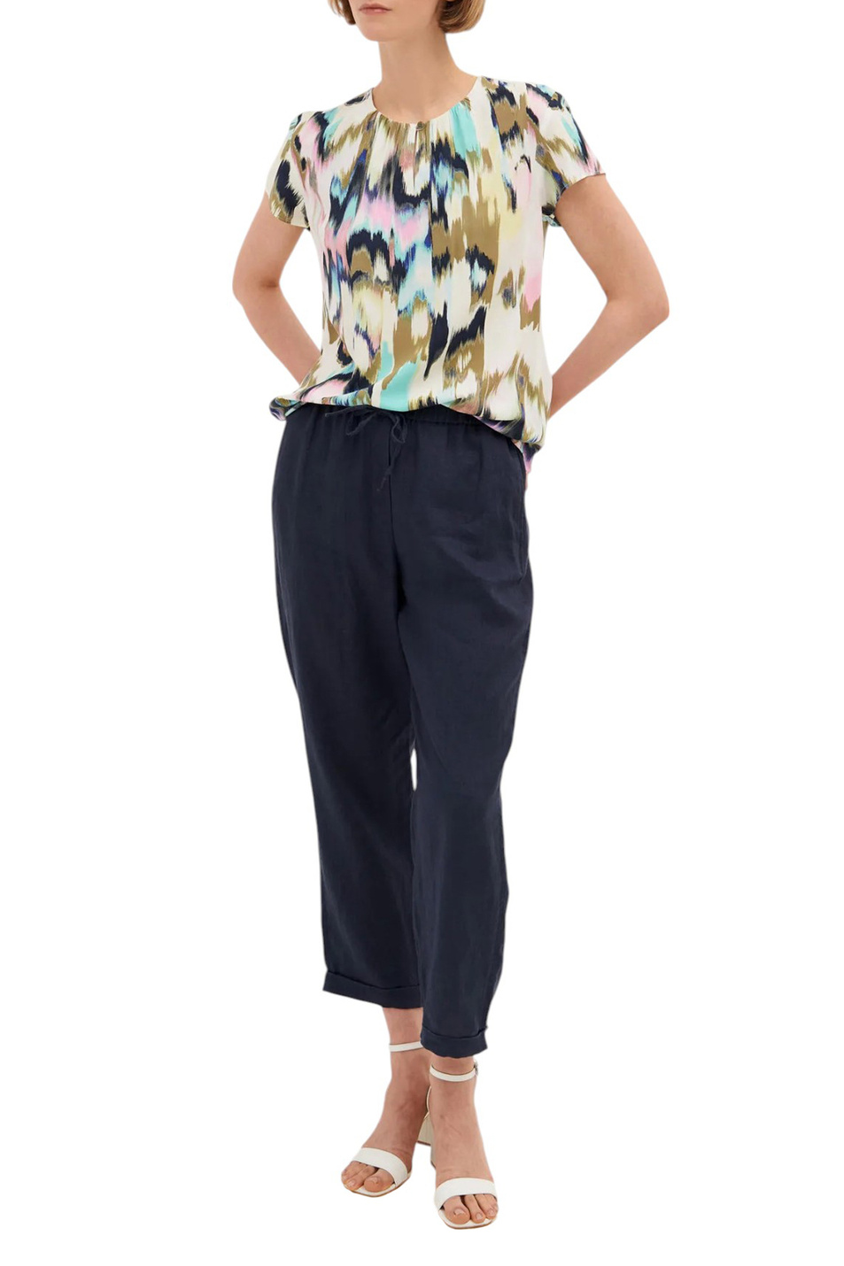 Женский Gerry Weber Брюки из льна (цвет ), артикул 520031-31235 | Фото 3