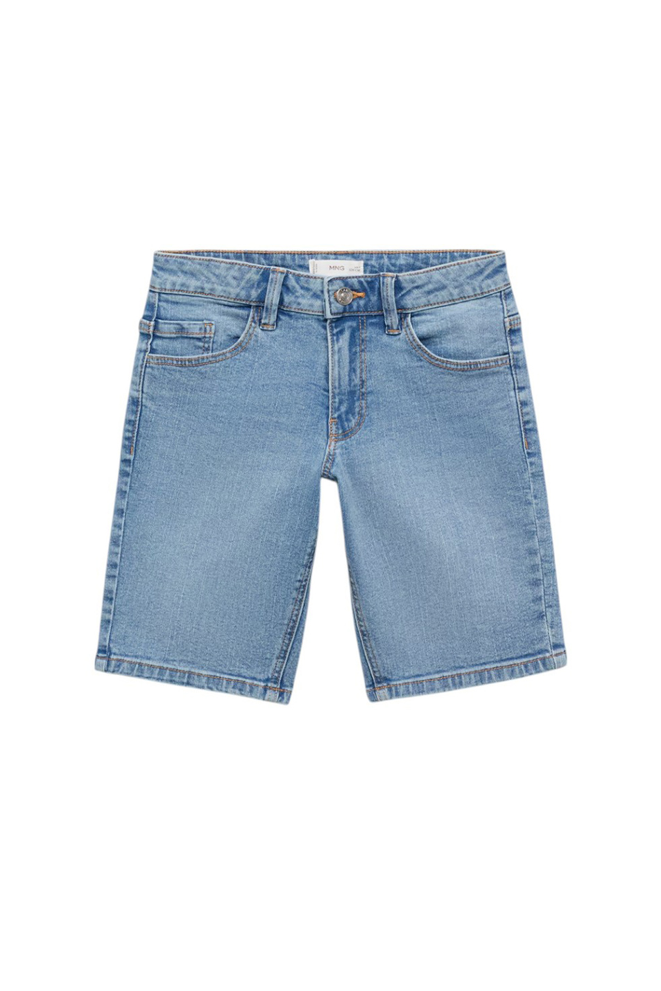 Мальчикам Mango Kids Шорты джинсовые JOHN (цвет ), артикул 87066346 | Фото 1