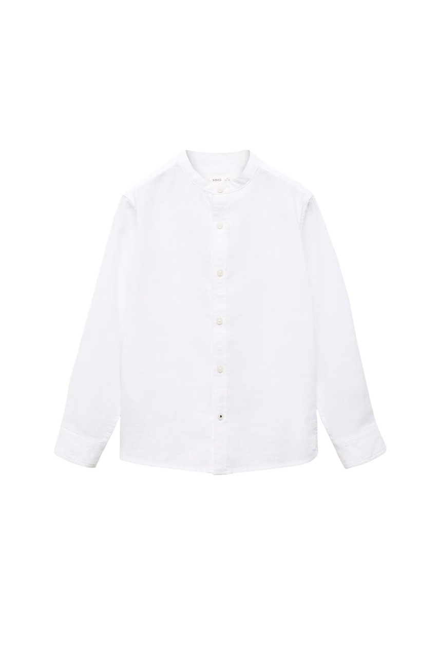 Рубашка ALBERT из льна и хлопка|Основной цвет:Белый|Артикул:67064784 | Фото 1