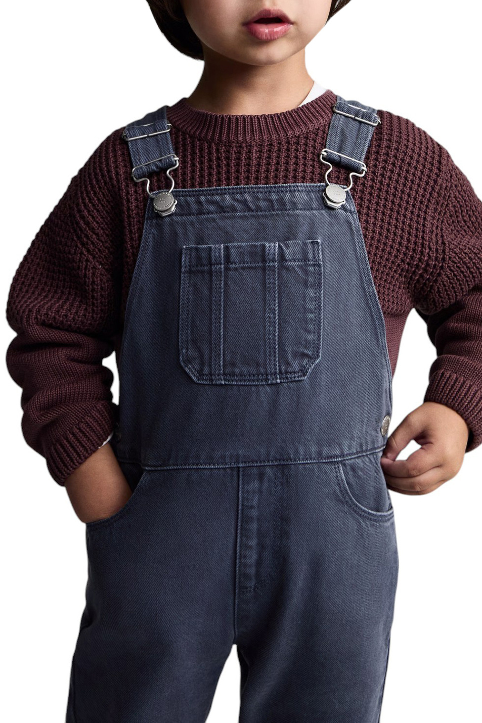 Мальчикам Mango Kids Комбинезон DELOS джинсовый (цвет ), артикул 87041047 | Фото 4
