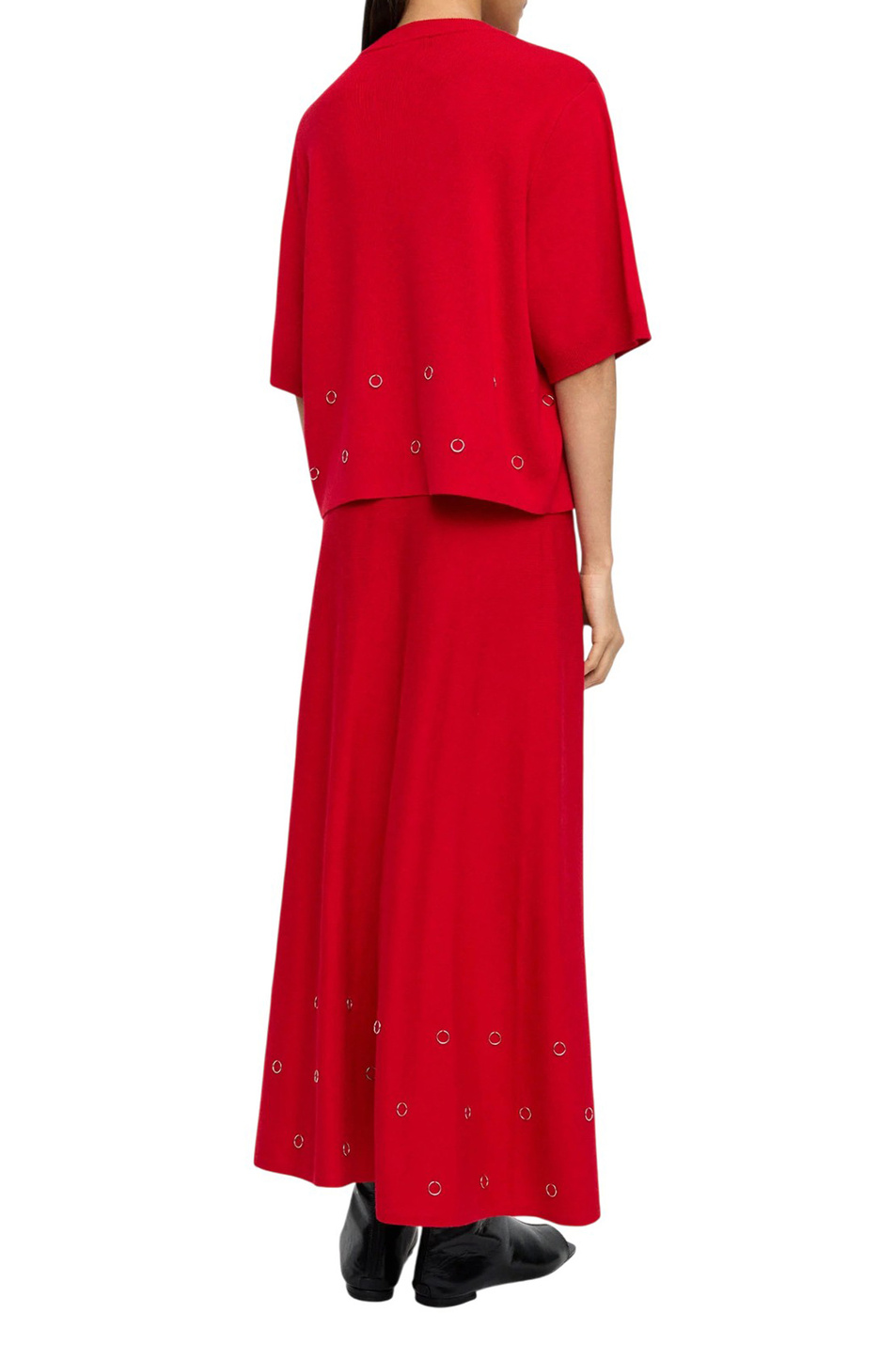 Женский Parfois Юбка трикотажная с люверсами (цвет ), артикул 242726 | Фото 4