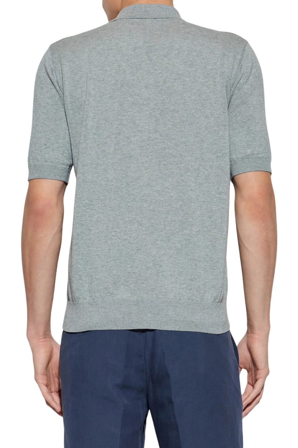 Мужской Eleventy Поло из хлопка и кашемира (цвет ), артикул M76MAGM32-MAG0K007 | Фото 5
