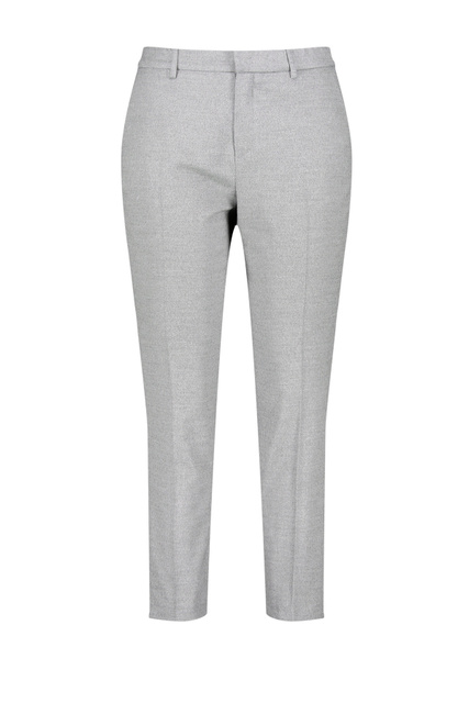 Укороченные брюки|Основной цвет:Серый|Артикул:120048-21102 | Фото 1