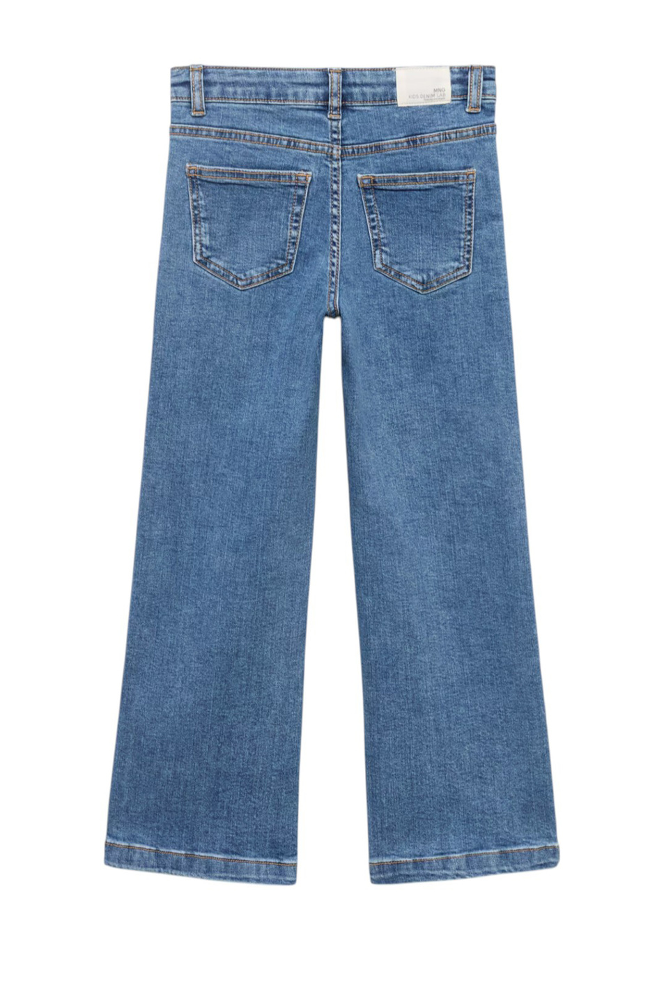 Девочкам Mango Kids Джинсы UTILITY1 из эластичного хлопка (цвет ), артикул 17022538 | Фото 2