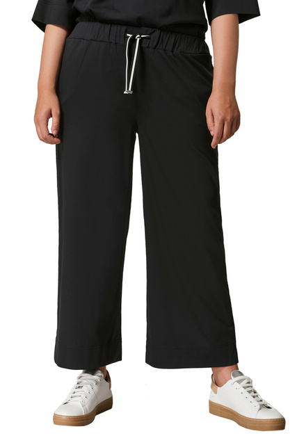 Укороченные брюки OUTFIT с кулиской|Основной цвет:Черный|Артикул:1782012 | Фото 2