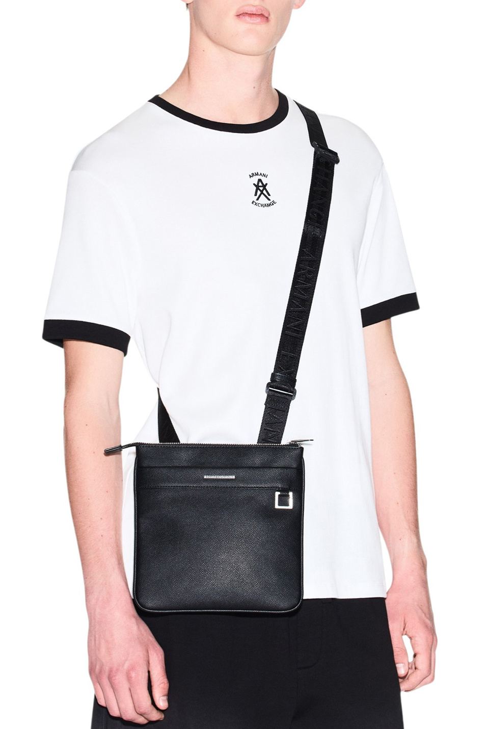 Сумка из искусственной кожи|Основной цвет:Черный Мужской Armani Exchange Сумка из искусственной кожи (цвет ), артикул XM002039-AF19931 | Фото 6