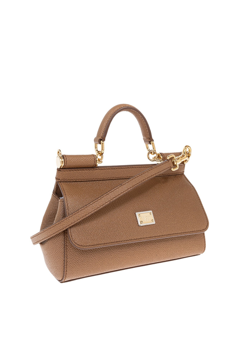 Сумка Sicily из натуральной кожи|Основной цвет:Коричневый Женский Dolce & Gabbana Сумка Sicily из натуральной кожи (цвет ), артикул BB7116-B1001 | Фото 2