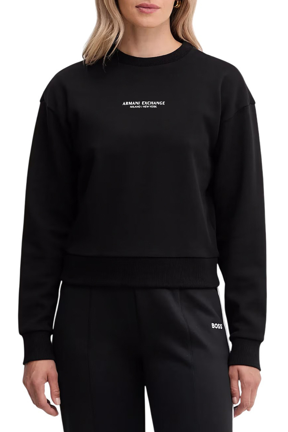 Женский Armani Exchange Свитшот из хлопка (цвет ), артикул XW001451-AF10830 | Фото 4