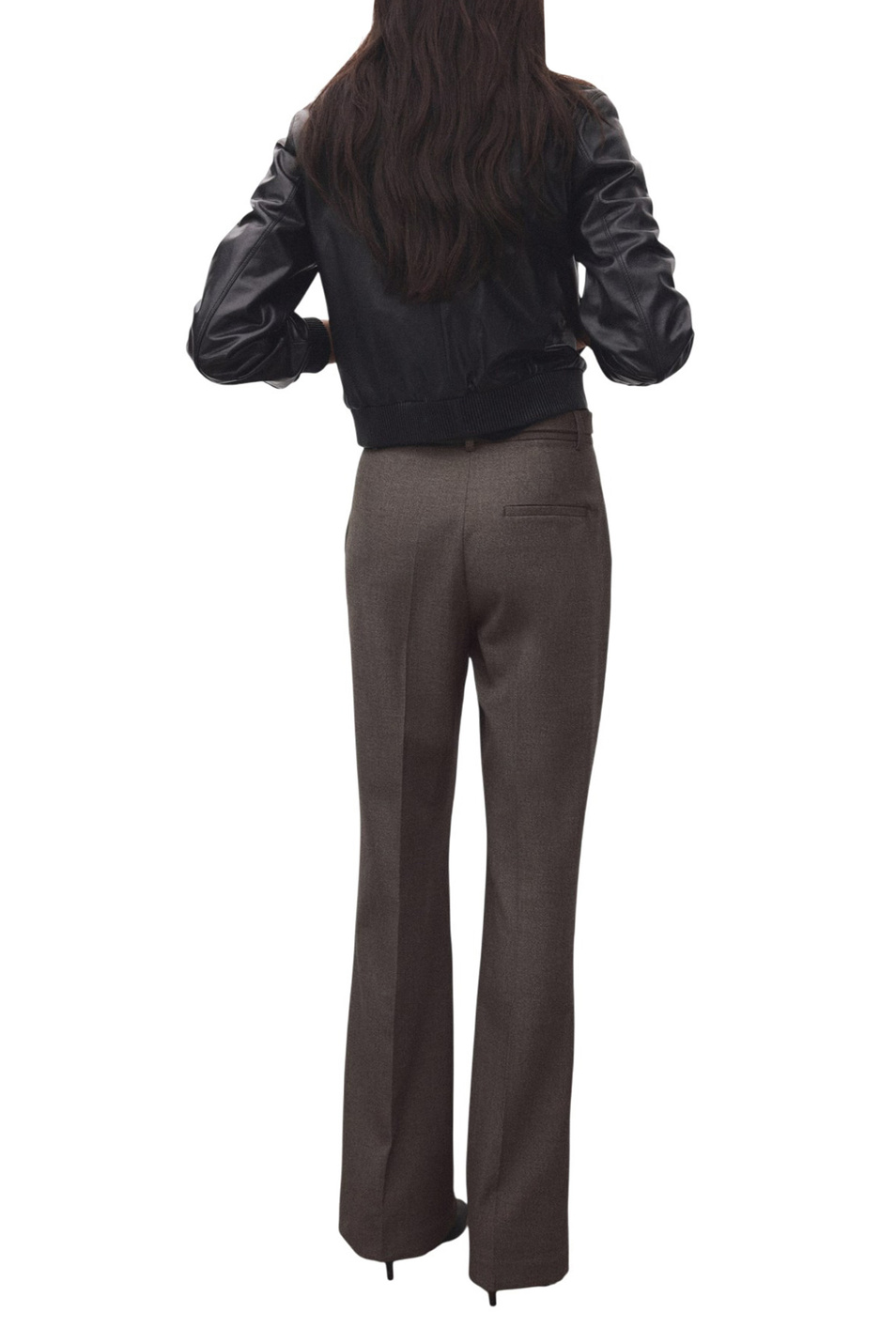 Женский Mango Брюки CARLOTA прямого кроя с поясом (цвет ), артикул 27081268 | Фото 4