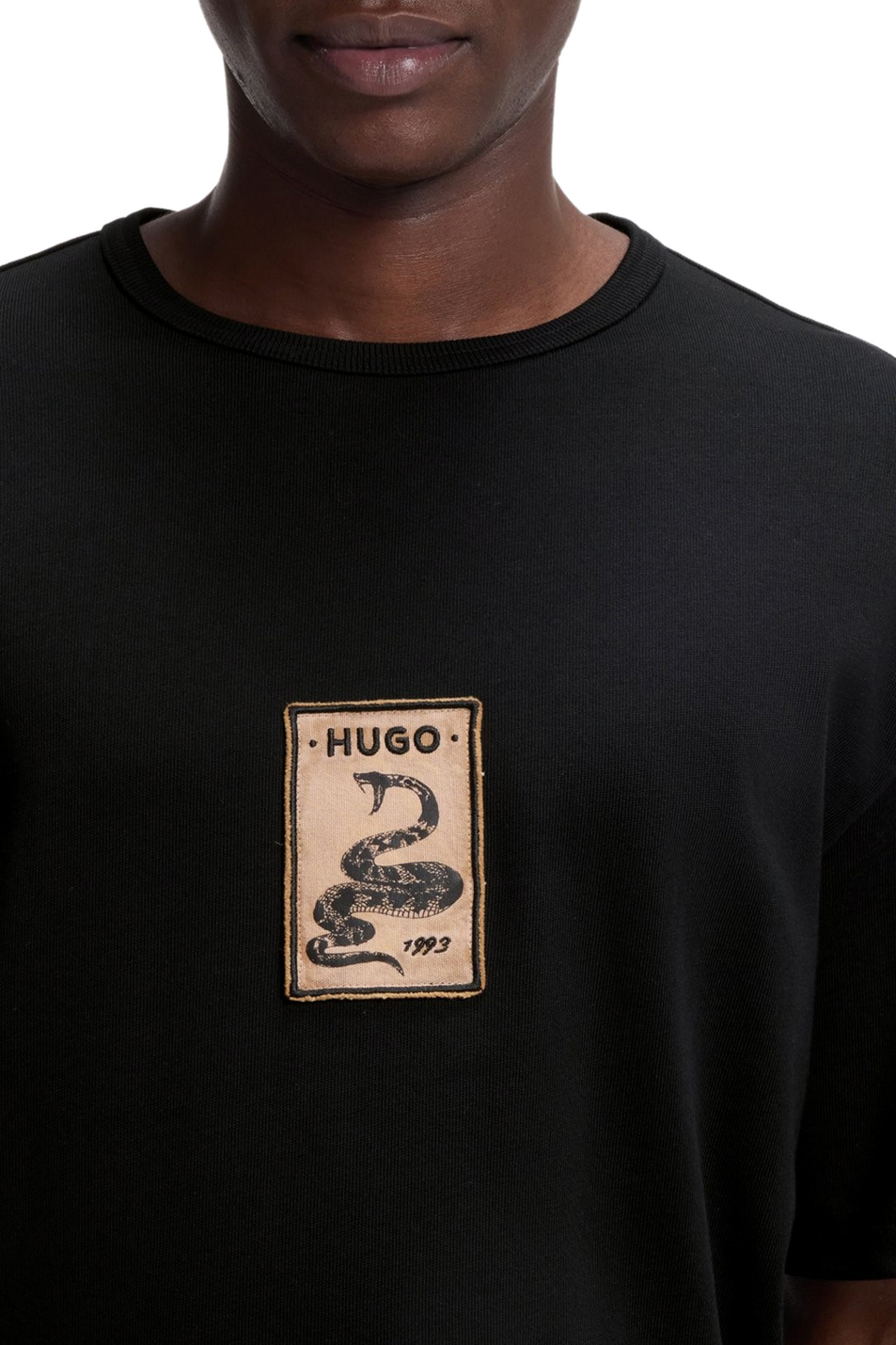 Мужской HUGO Футболка Dobul из хлопка (цвет ), артикул 50558407 | Фото 5