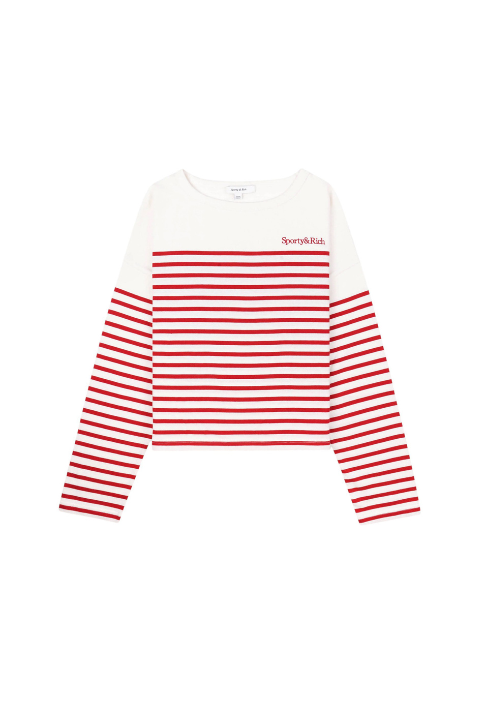Женский Sporty & Rich Лонгслив Mariniere из хлопка (цвет ), артикул TO035508300ST15 | Фото 1