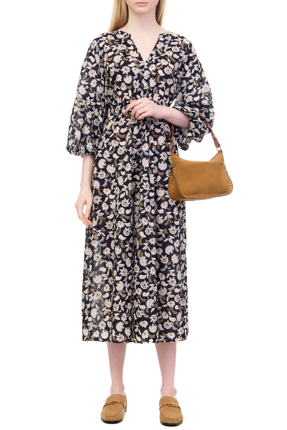 Женский Taifun Платье с цветочным принтом (цвет ), артикул 380318-11102 | Фото 3