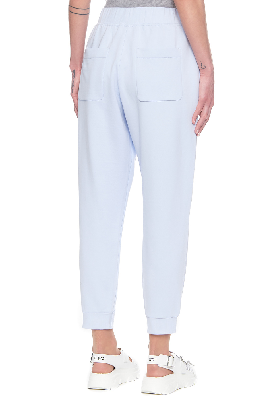 Женский Max Mara Брюки BRIC из хлопкового флиса (цвет ), артикул 37810816 | Фото 4