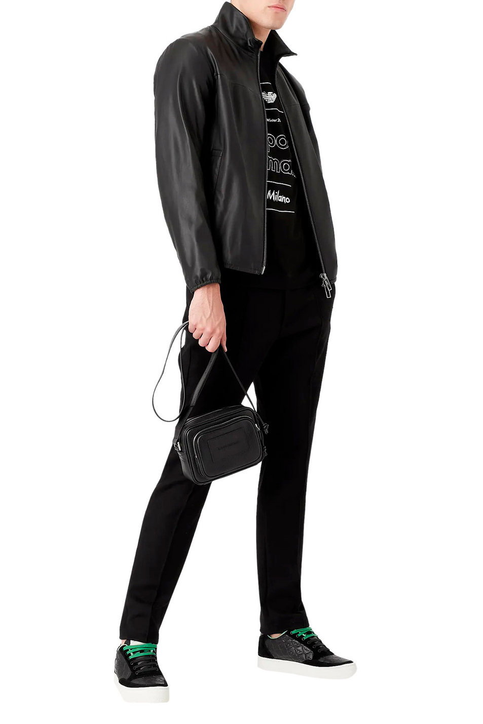 Мужской Emporio Armani Куртка из натуральной кожи (цвет ), артикул 01R55P-01P54 | Фото 2