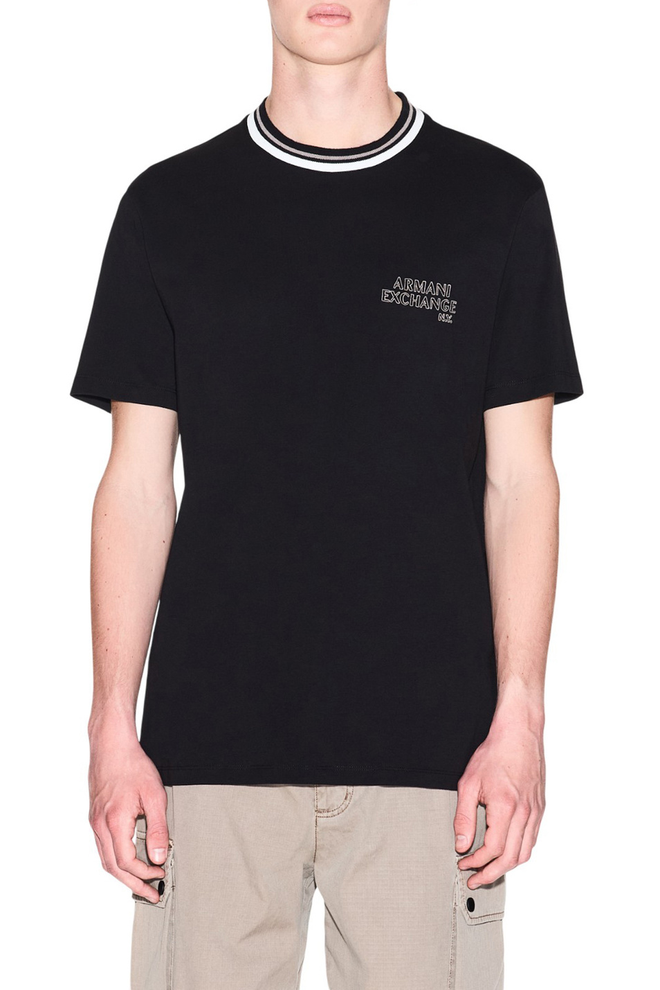 Мужской Armani Exchange Футболка из хлопка (цвет ), артикул XM001795-AF10361 | Фото 3