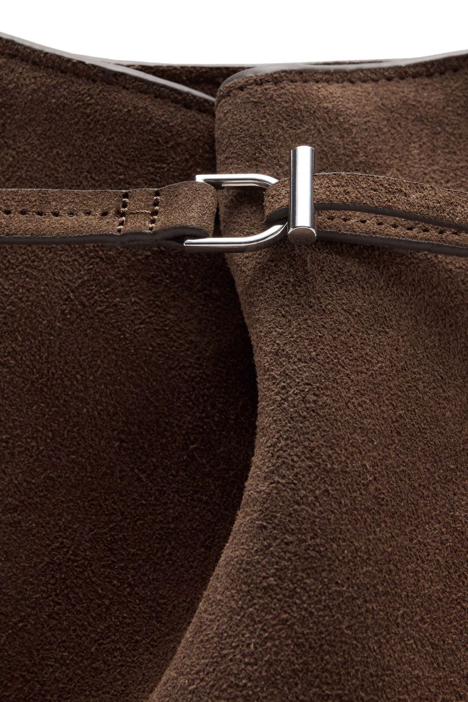 Женский Mango Сумка RUIRA из натуральной замши (цвет ), артикул 27041211 | Фото 5