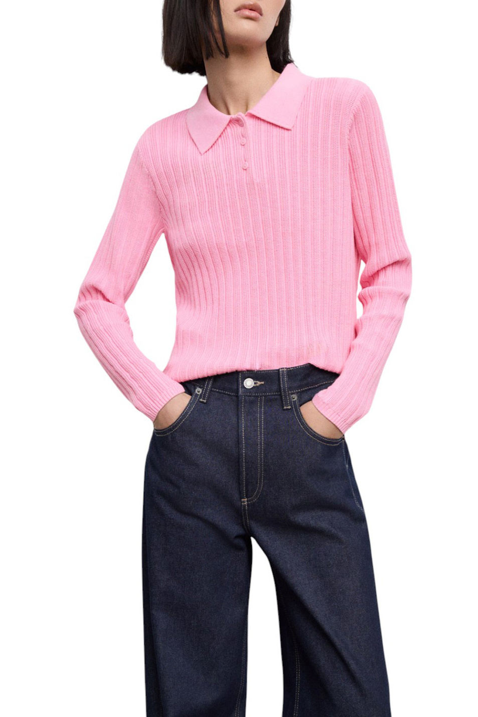 Женский Mango Джемпер поло DIJON (цвет ), артикул 17005834 | Фото 3