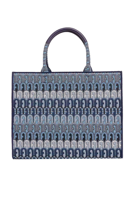 Текстильная сумка-тоут OPPORTUNITY L с жаккардовым тиснением|Основной цвет:Синий|Артикул:WB00255-A.0459 | Фото 1