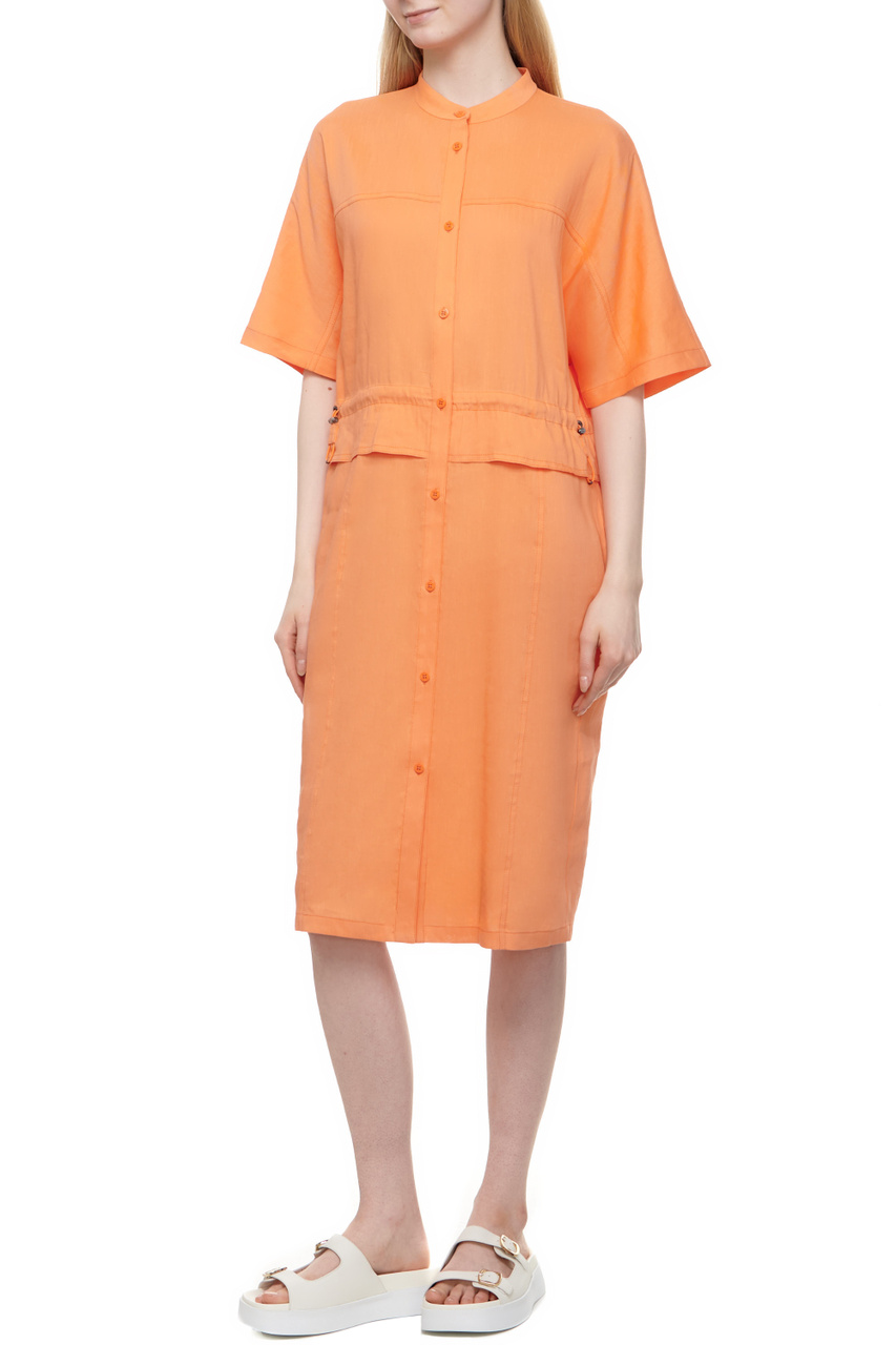Платье-рубашка RUBINA|Основной цвет:Оранжевый|Артикул:66017884 | Фото 1
