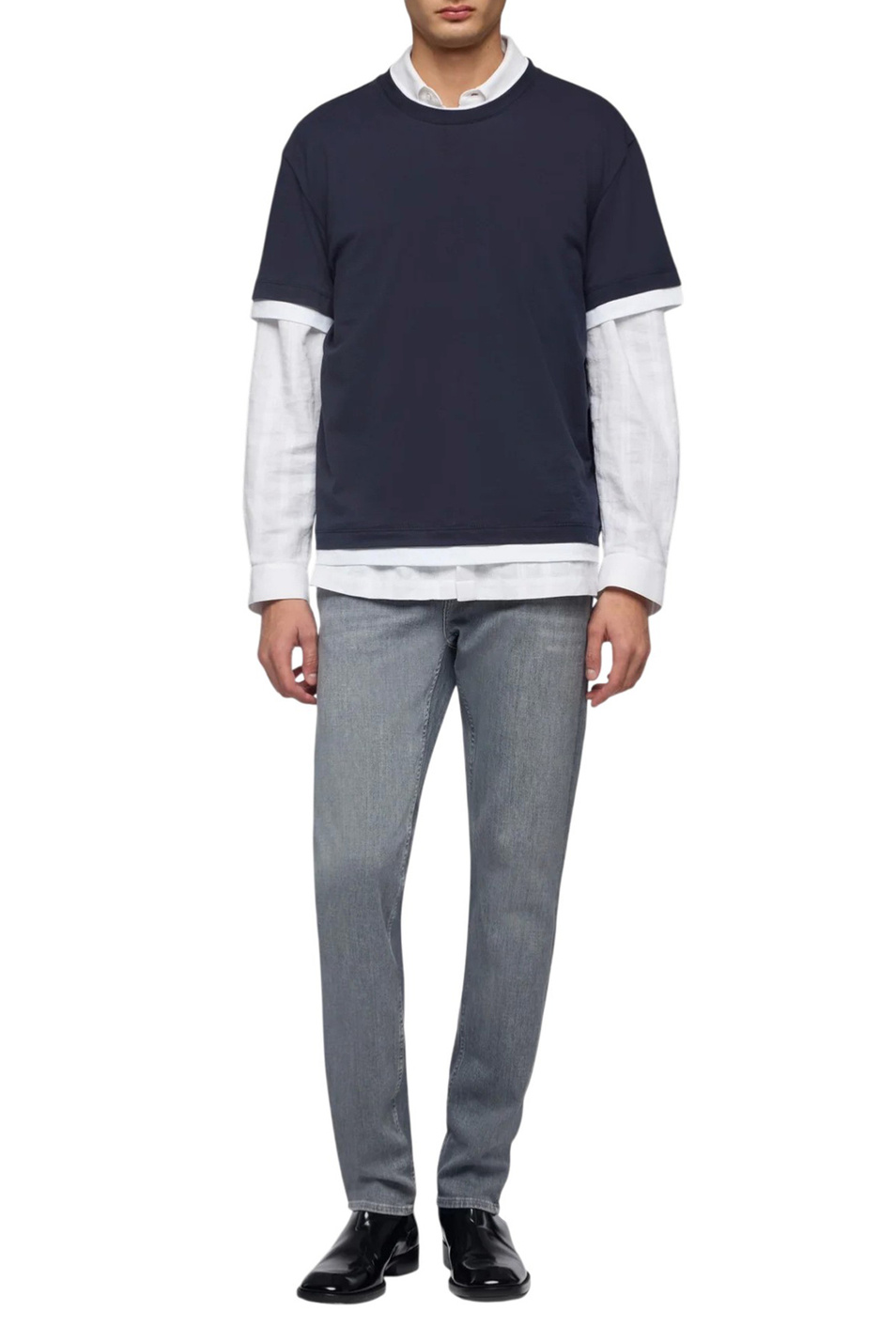 Мужской 7 for all Mankind Джинсы однотонные (цвет ), артикул 7TC40R88 | Фото 2