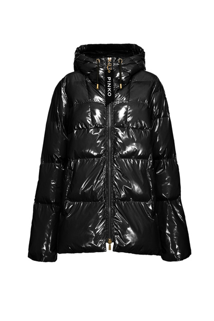 Стеганая куртка ELEODORO 3  с блестящим покрытием|Основной цвет:Черный|Артикул:1G17XFA00N | Фото 1